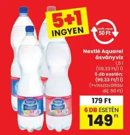 Spar Nestlé Aquarel Ásványvíz ajánlat
