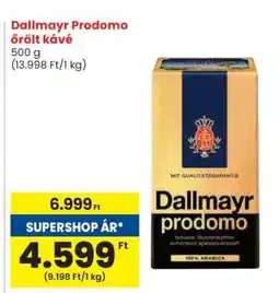 Spar Dallmayr Prodomo őrölt kávé ajánlat