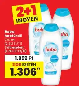 Spar Baba habfürdő ajánlat