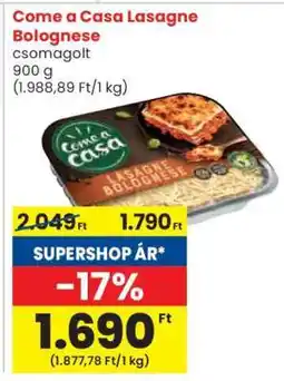 Spar Come a Casa Lasagne Bolognese ajánlat
