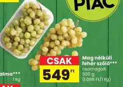Spar Mag nélküli fehér szőlő ajánlat