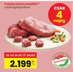 Spar Pulyka felsőcombfilé ajánlat