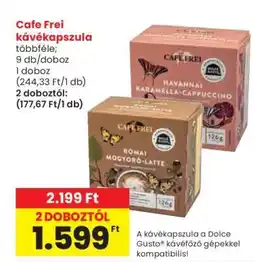 Spar CAFE FREI Kávékapszula ajánlat