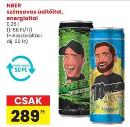 Spar NBER szénsavas üdítőital, energiaital ajánlat