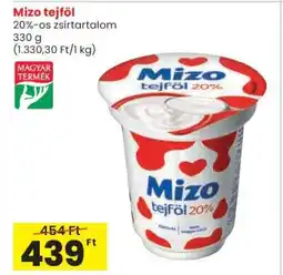 Spar MIZO Tejföl ajánlat