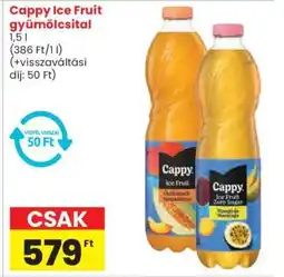 Spar Cappy Ice Fruit gyümölcsital ajánlat