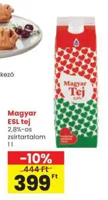 Spar Magyar ESL tej ajánlat