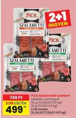Spar Pick Szalametti szalámi ajánlat
