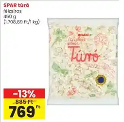 Spar SPAR túró ajánlat