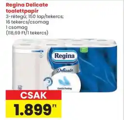 Spar Regina Delicate toalettpapír ajánlat