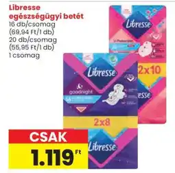 Spar LIBRESSE EGÉSZSÉGÜGYI BETÉT ajánlat