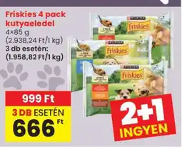 Spar Friskies 4 pack kutyaeledel ajánlat