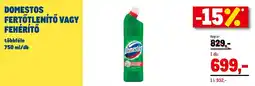 Metro Domestos fertőtlenítő / fehérítő ajánlat