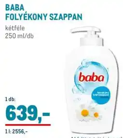 Metro Baba folyékony szappan ajánlat
