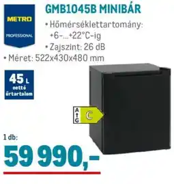 Metro Metro GMB1045B minibár ajánlat