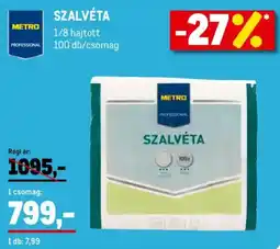 Metro Metro Professional szalvéta ajánlat