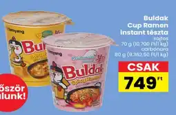 Spar Buldak Cup Ramen instant tészta ajánlat