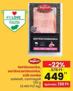 Spar Regnum Sertéssonka, sertéscombsonka, sült sonka ajánlat