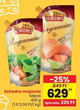 Spar Schedro majonéz ajánlat