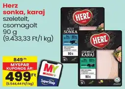 Spar Herz sonka, karaj ajánlat