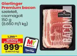 Spar Gierlinger Premium bacon ajánlat