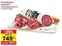 Spar Pick Báthory szalámi ajánlat