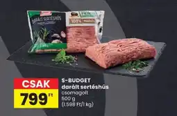 Spar S-BUDGET darált sertéshús ajánlat