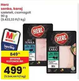 Spar Herz sonka, karaj ajánlat