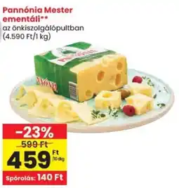 Spar Pannónia Mester ementáli ajánlat