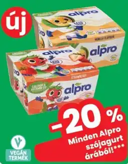 Spar Alpro szójagurt ajánlat