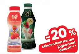 Spar Minden Real Nature joghurtital ajánlat