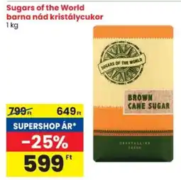 Spar Sugars of the World barna nád kristálycukor ajánlat