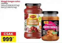 Spar Maggi üveges szósz ajánlat