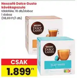 Spar Nescafé Dolce Gusto kávékapszula ajánlat