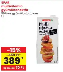 Spar SPAR multivitamin gyümölcsnektár ajánlat