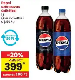 Spar Pepsi szénsavas üdítőital ajánlat