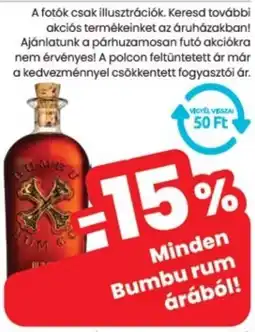 Spar Bumbu rum ajánlat