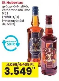 Spar St.Hubertus gyógynövénylikōr ajánlat