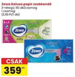 Spar Zewa Deluxe papír zsebkendő ajánlat