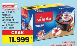 Spar Vileda Turbo szett ajánlat