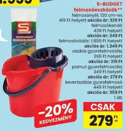 Spar S-BUDGET felmosóeszközök ajánlat