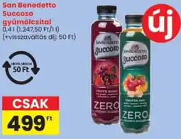 Spar San Benedetto Succoso gyümölcsital ajánlat