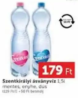 PRIVÁT Szentkirályi ásványvíz ajánlat