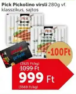 PRIVÁT Pick Pickolino virsli ajánlat