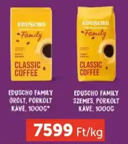 PRIVÁT Eduscho family órolt, pörkölt kávé ajánlat