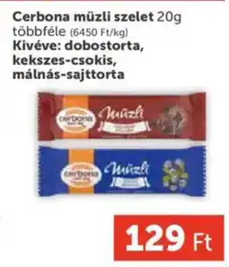 PRIVÁT Cerbona müzli szelet ajánlat