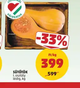 PENNY Sütőtök ajánlat