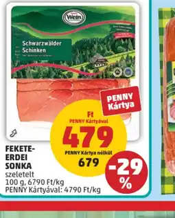 PENNY Fekete-erdei sonka ajánlat