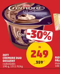 PENNY Zott Cremore Duo Desszert ajánlat