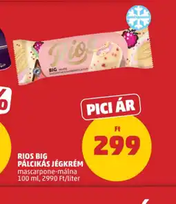 PENNY Rios Big Pálcikás Jégkrém ajánlat